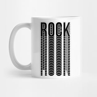 rock black design logo Mug